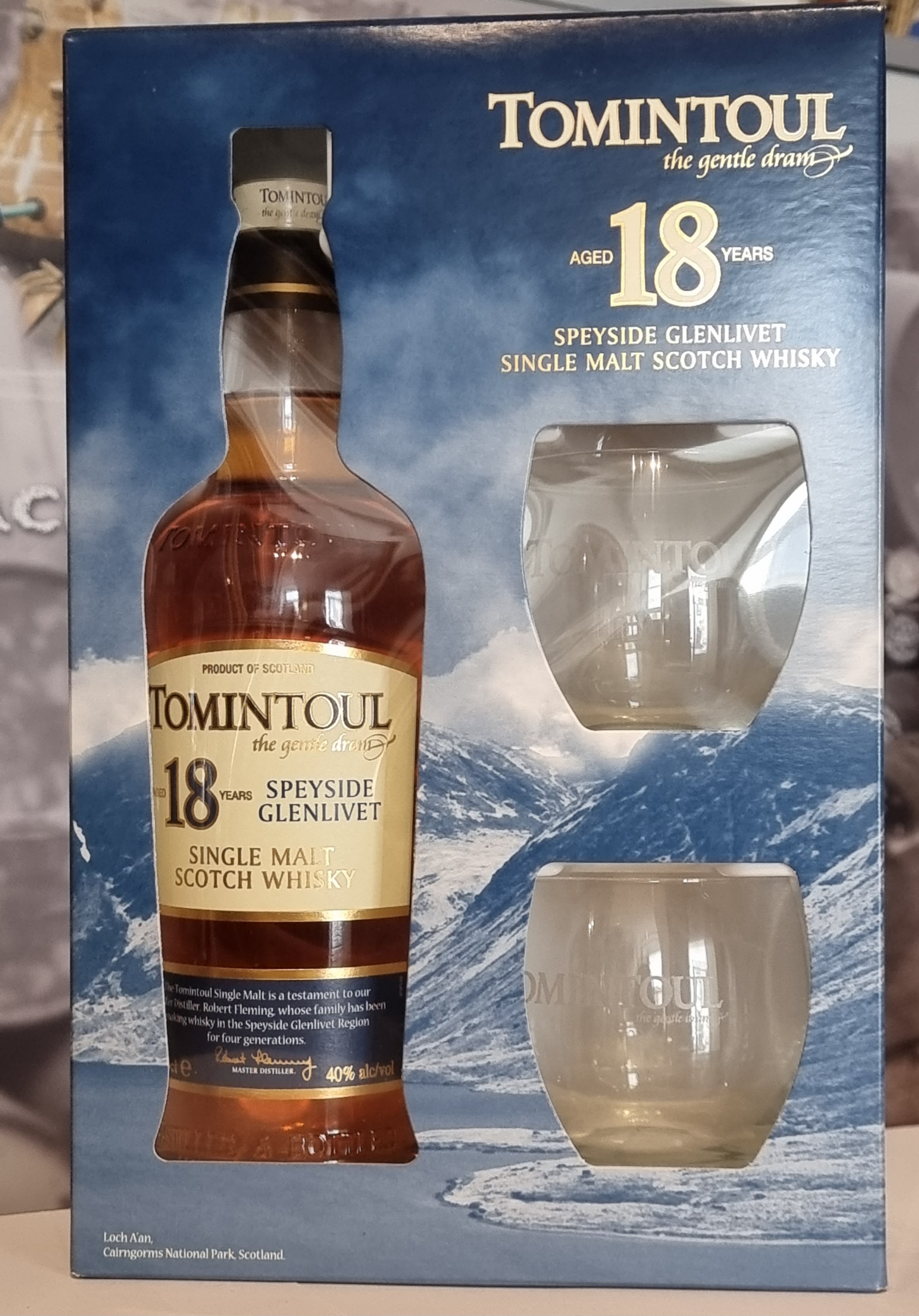 Tomintoul 18 Years Old Gift Pack