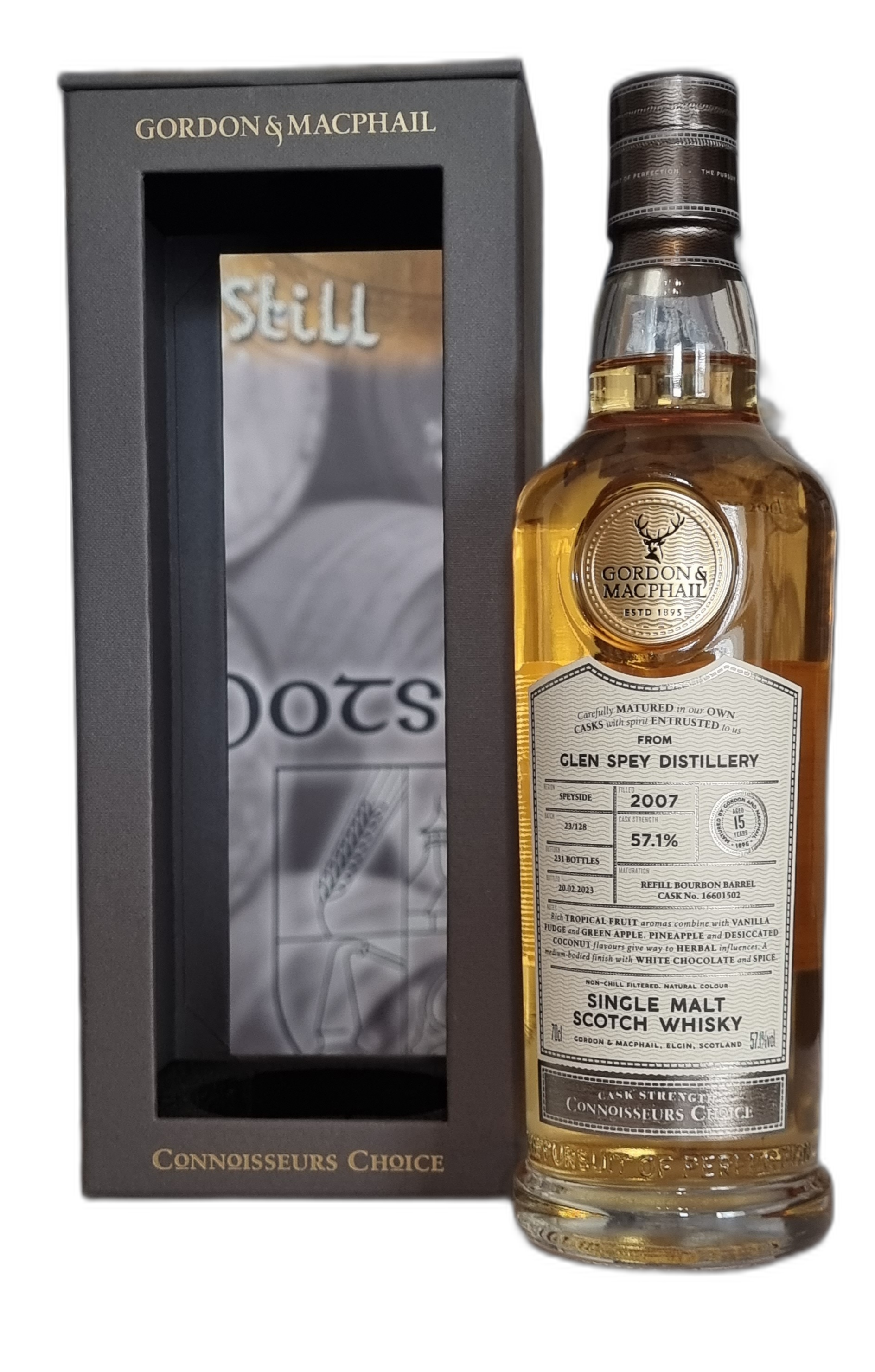 Gordon & MacPhail 'Connoisseurs Choice' Glen Spey 2007 15 Years Old