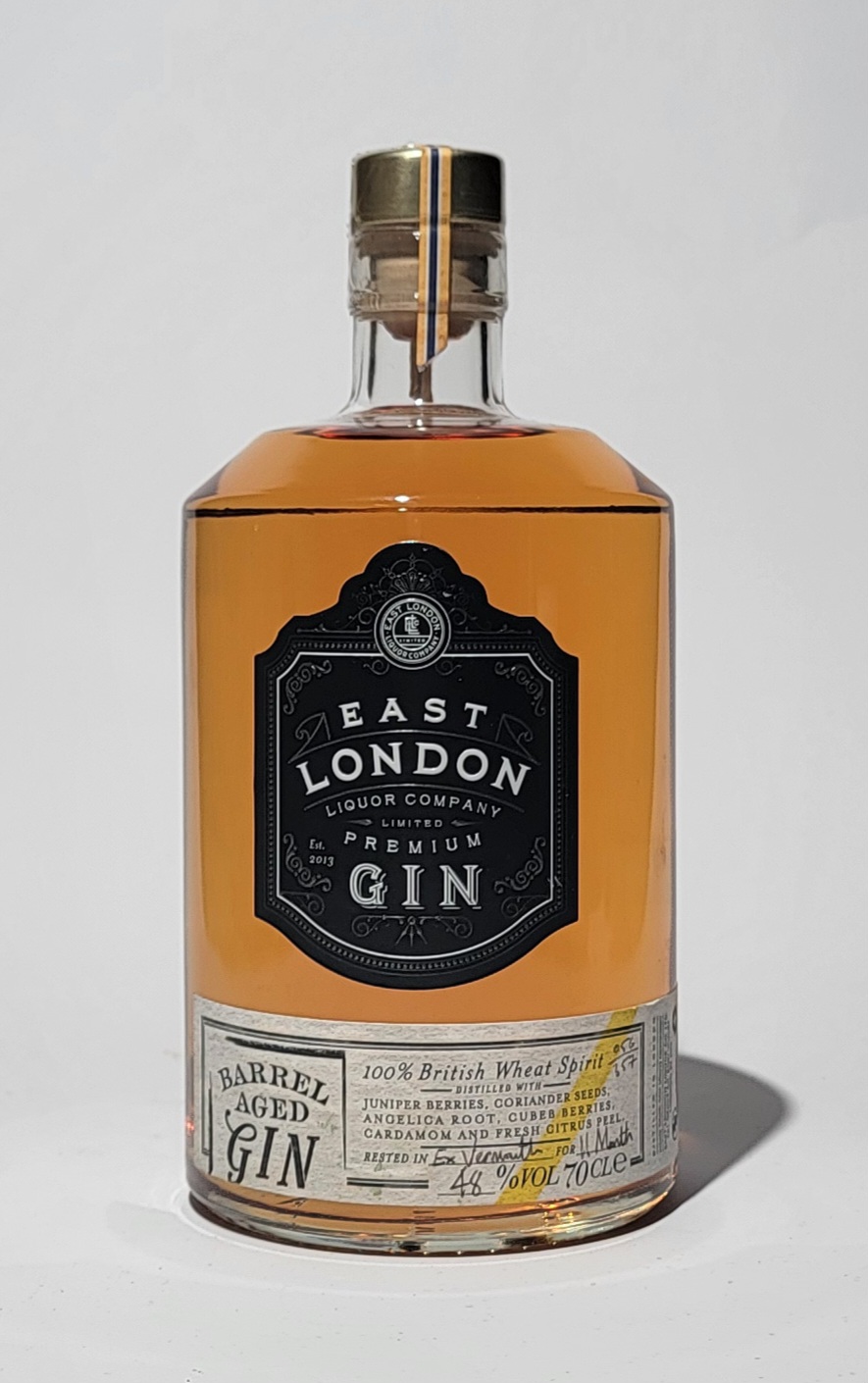 East London Liquor Company Barrel Aged Premium Gin 