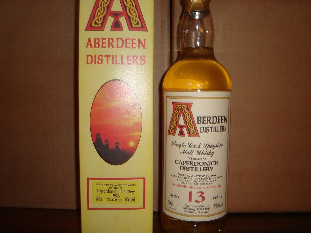 Aberdeen Distillers Caperdonich 1996 13 Years Old