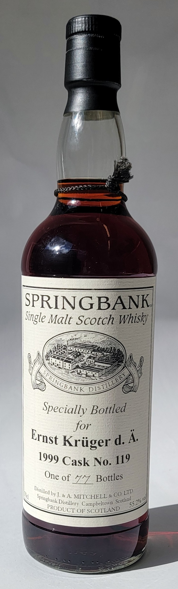 Springbank 1999 8 Years Old Cask No.119 