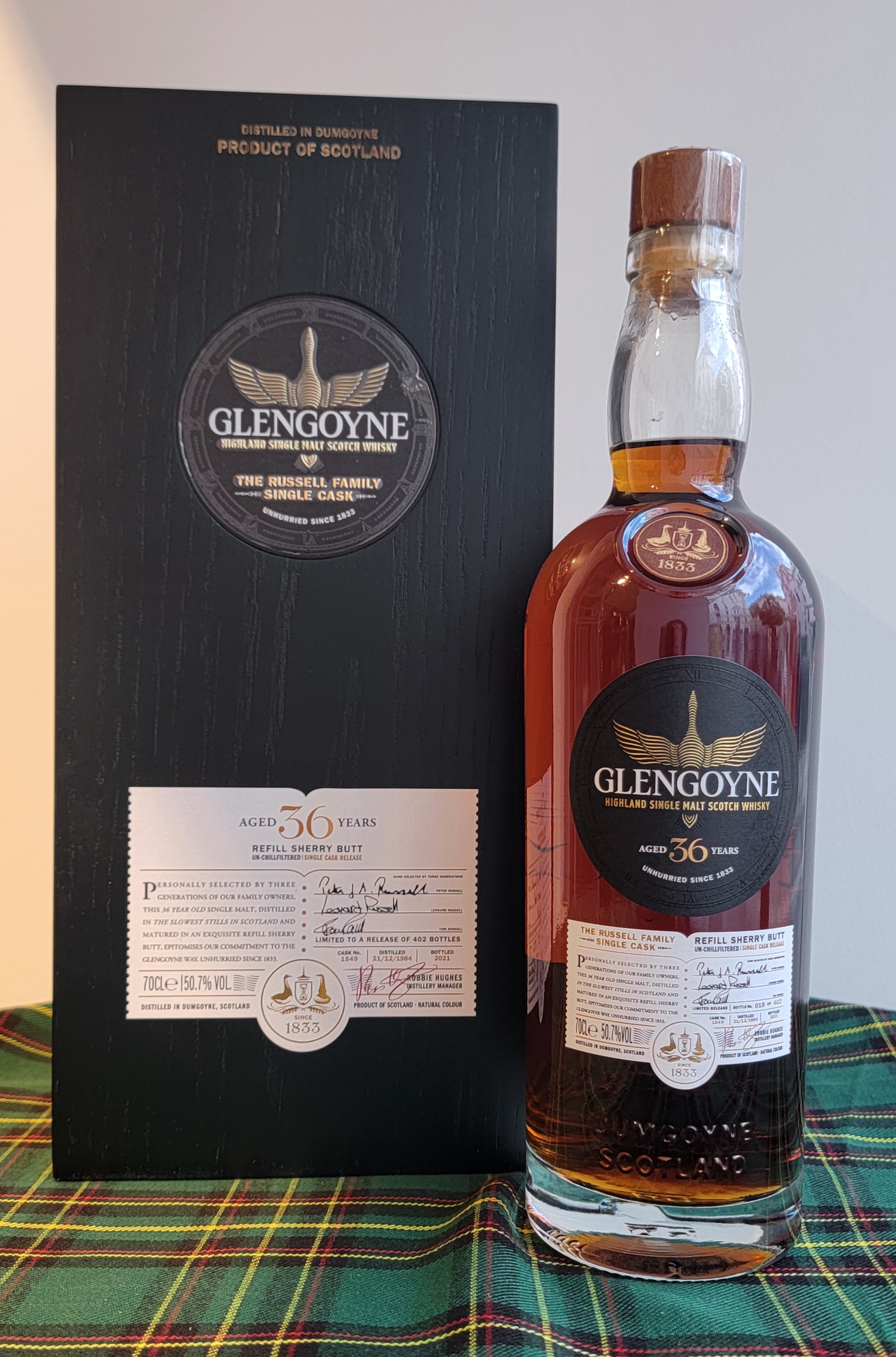 Glengoyne 36 Years Old Russel Family Cask