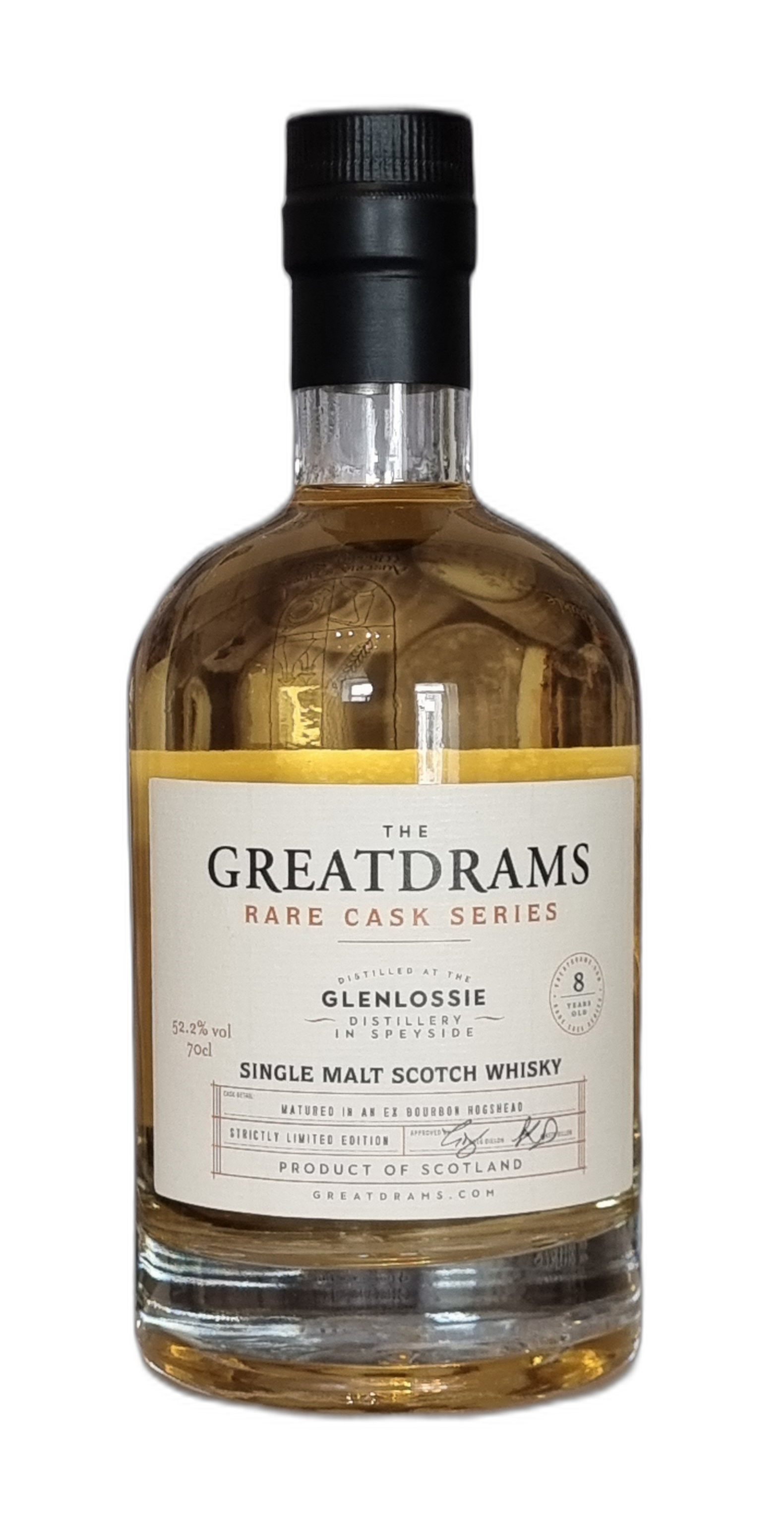 The Greatdrams Glenlossie 8 Years Old