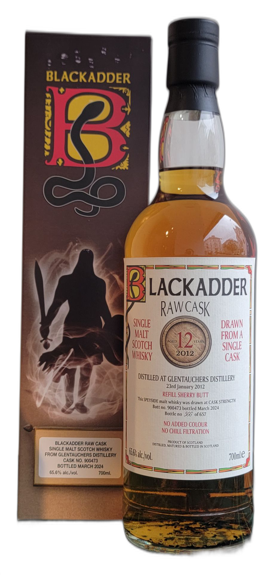 Blackadder Raw Cask Glentauchers 2012 12 Years Old