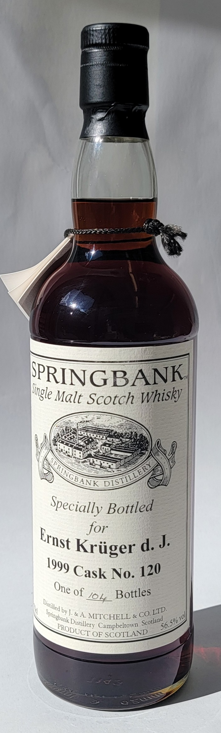 Springbank 1999 8 Years Old Cask No.120