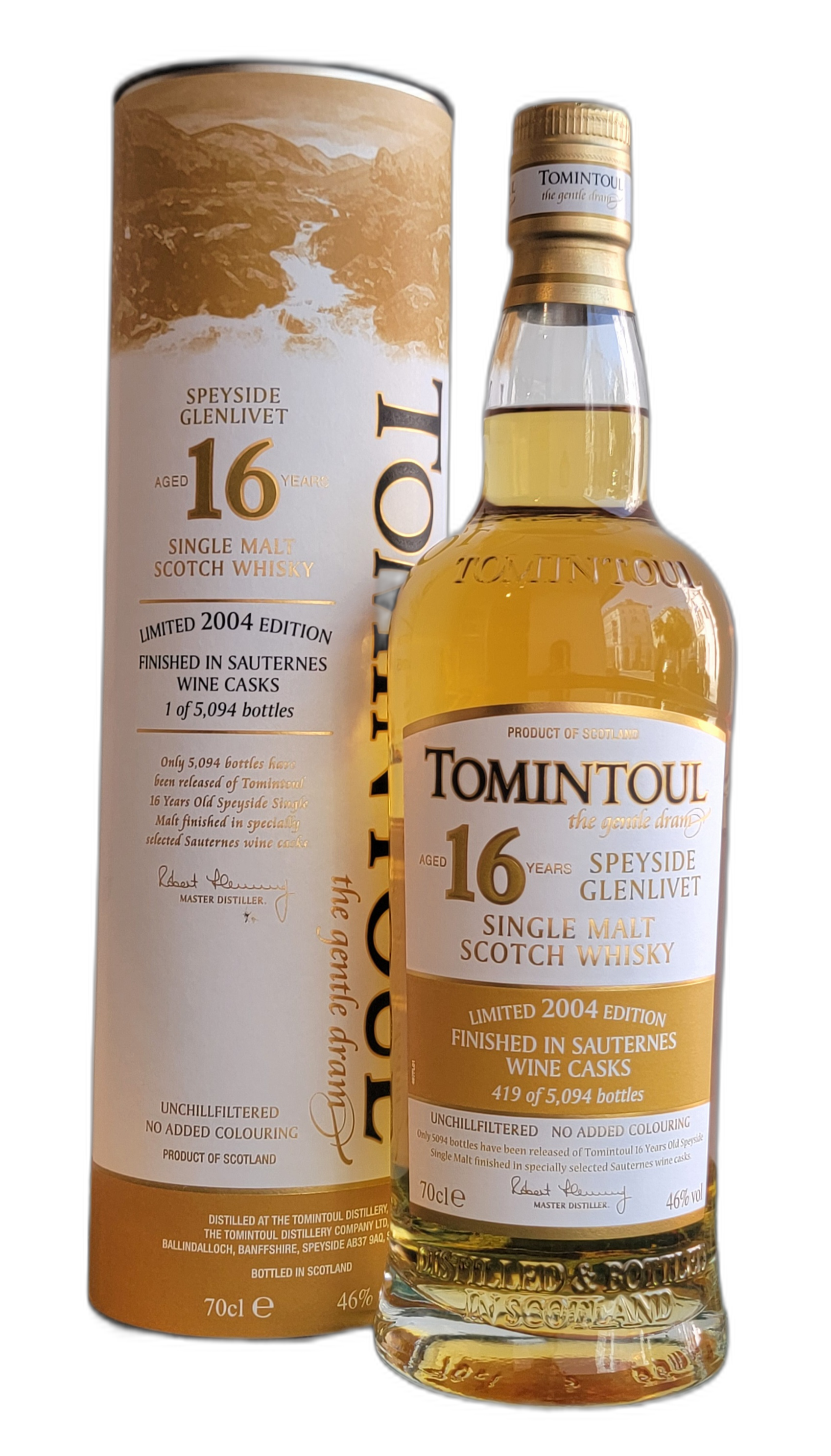 Tomintoul 16 Years Old - Sauternes Wine Cask Finish