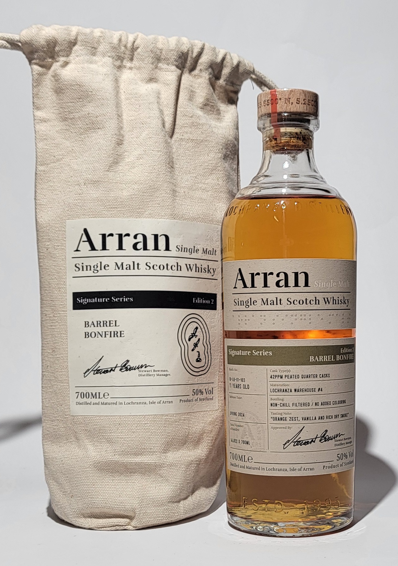 Arran Signature Series 2 Barrel Bonfire 