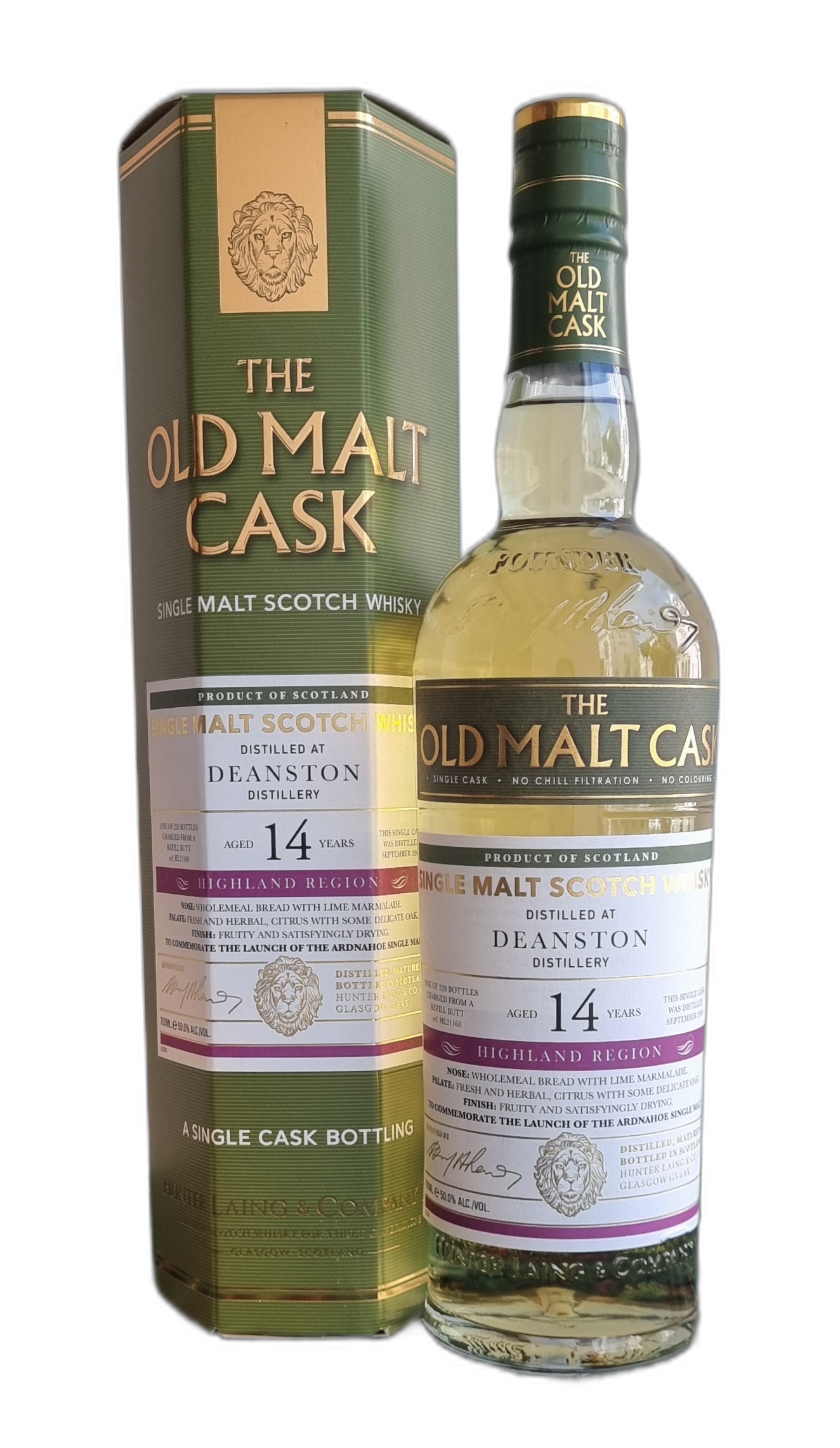 The Old Malt Cask Deanston 2009 14 Years Old