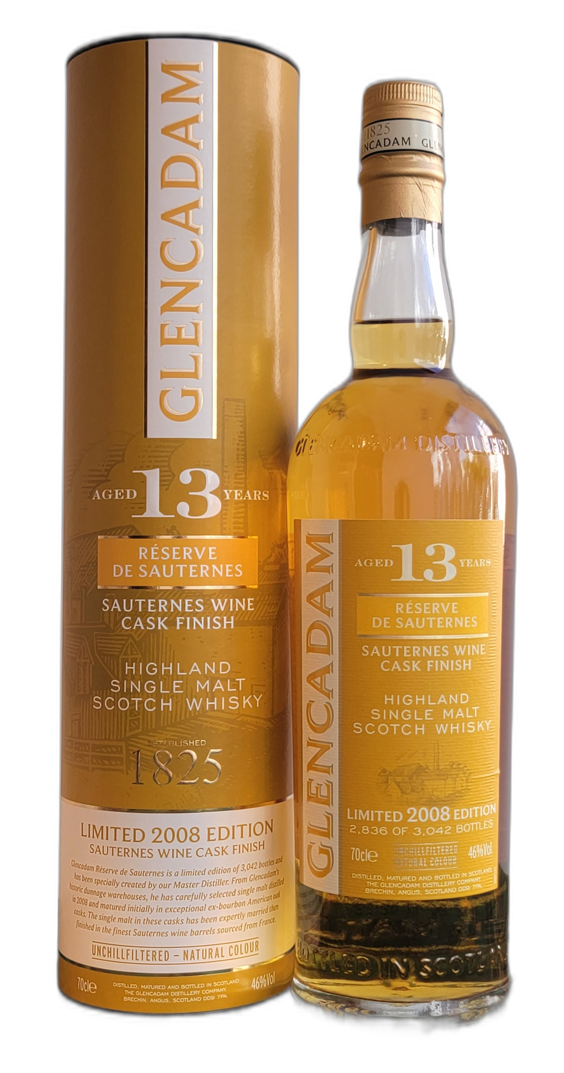 Glencadam 13 Years Old Sauternes Wine Cask Finish  