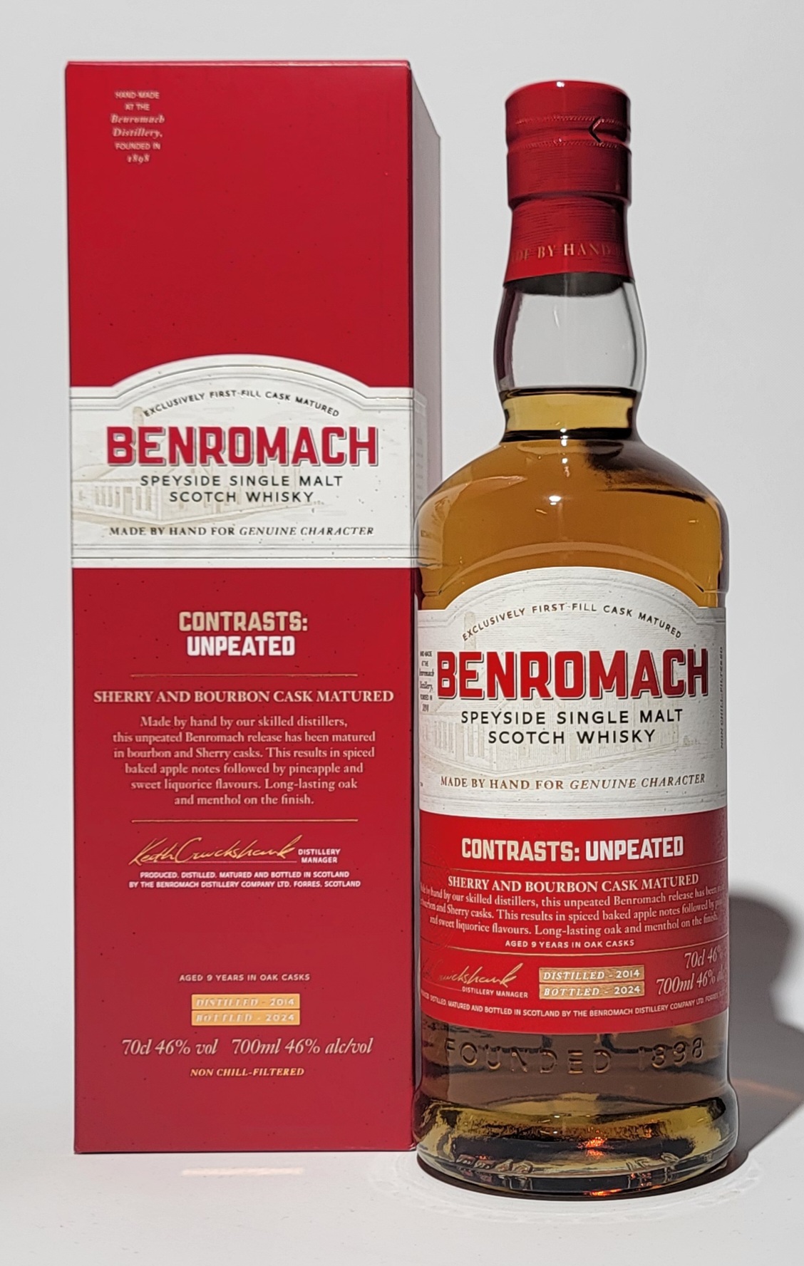 Benromach unpeated 2014 