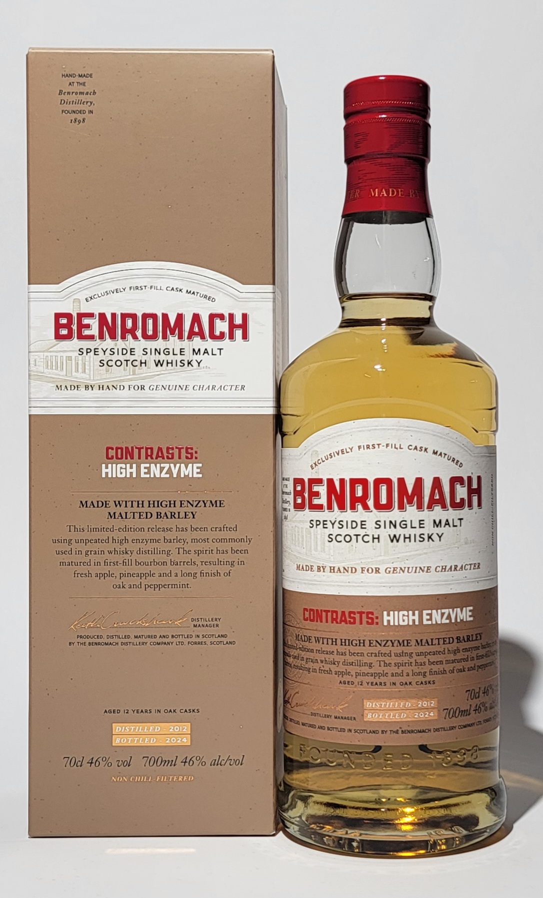 Benromach High Enzyme 2012 12 Years Old