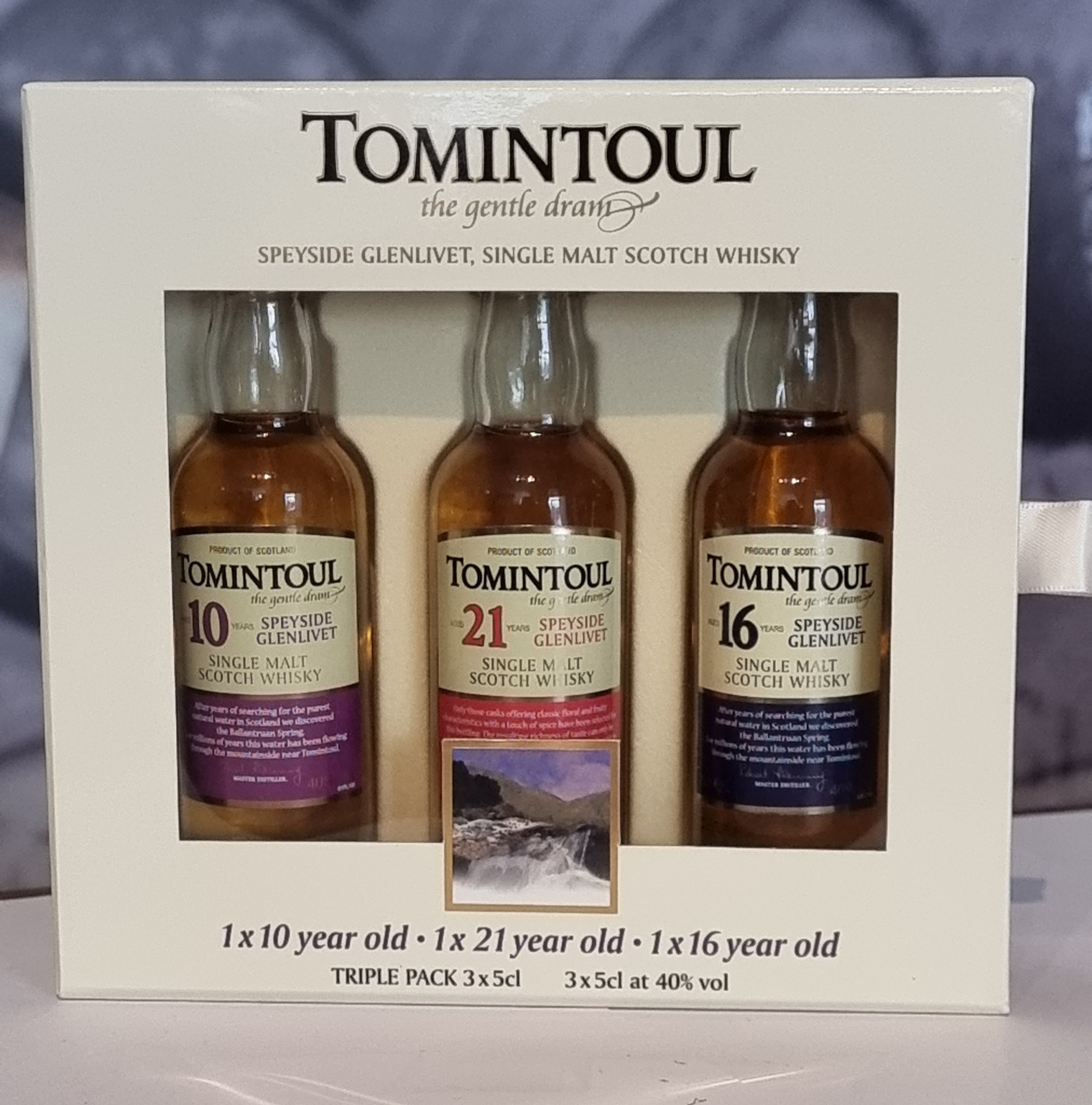 Tomintoul Miniature Tri-Pack