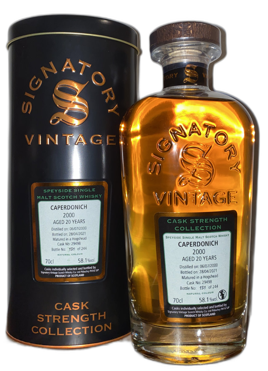 Signatory Vintage 'Cask Strength Collection' Caperdonich 2000 20 Years Old