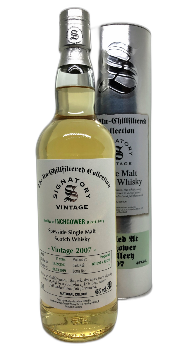 Signatory Vintage Inchgower 2007 11 Years Old