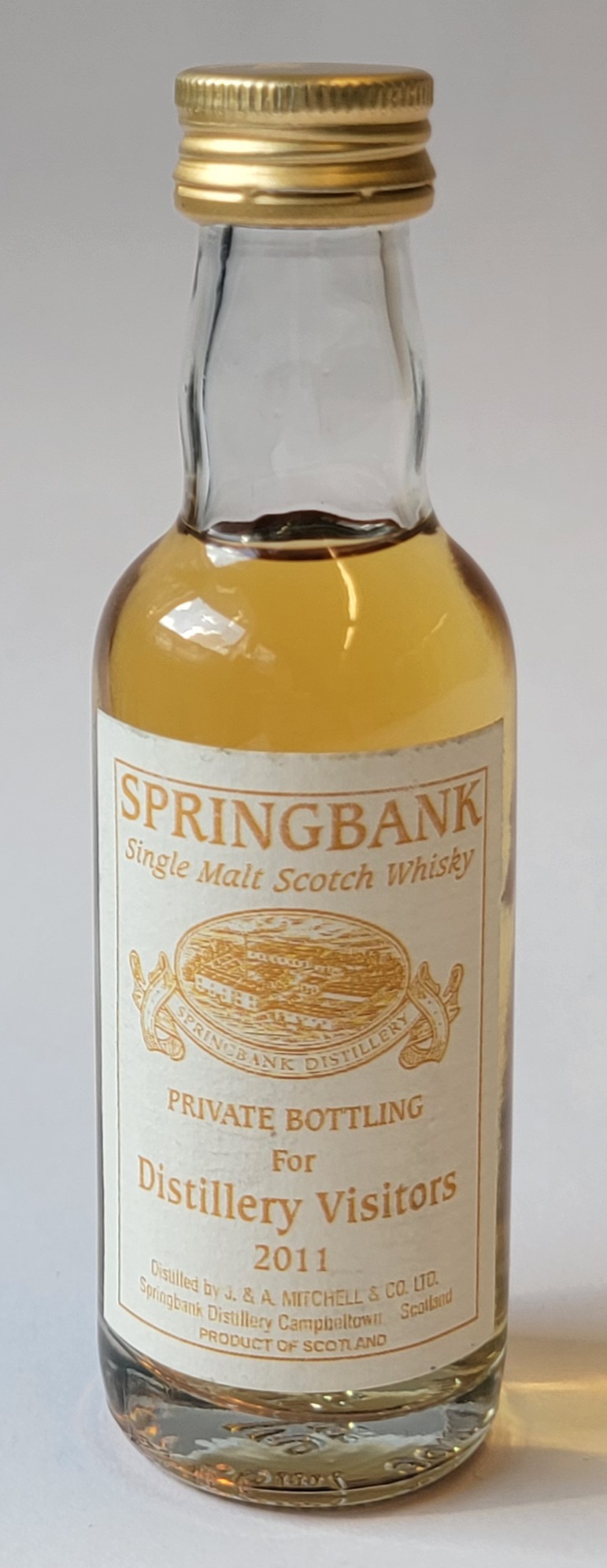 Springbank Private Bottling for Distillery Visitors 2011 Mini 