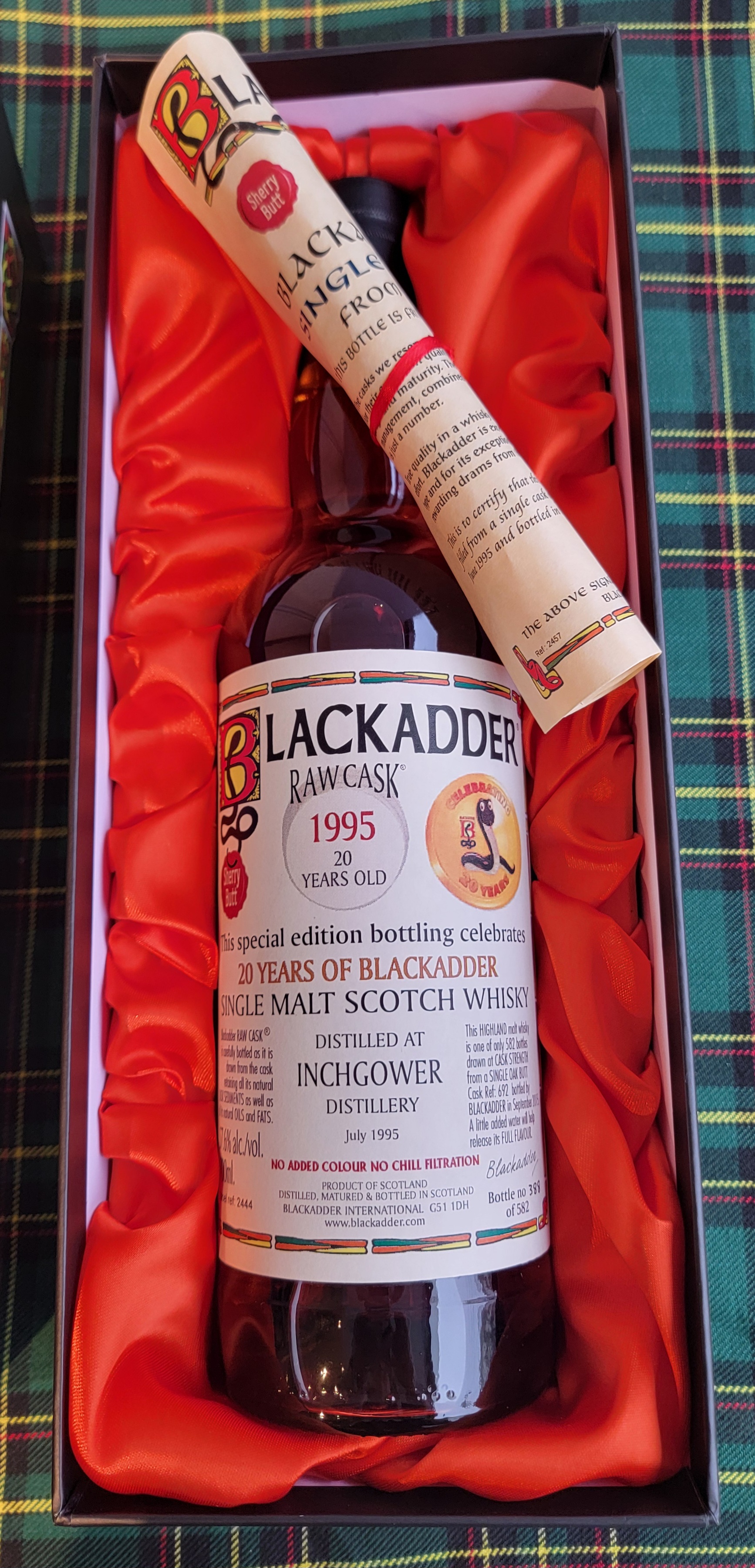 BlackAdder Statement No. 12 Raw Cask Inchgower 20y 1995