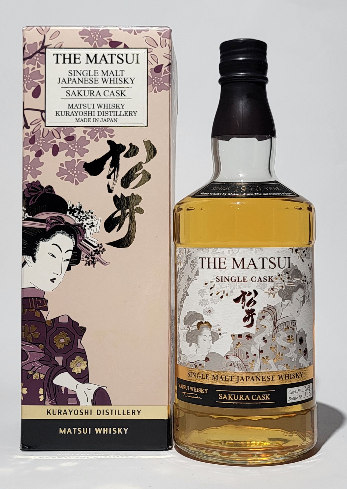 The Matsui Sakura Single Cask Single Malt Japanese Whisky