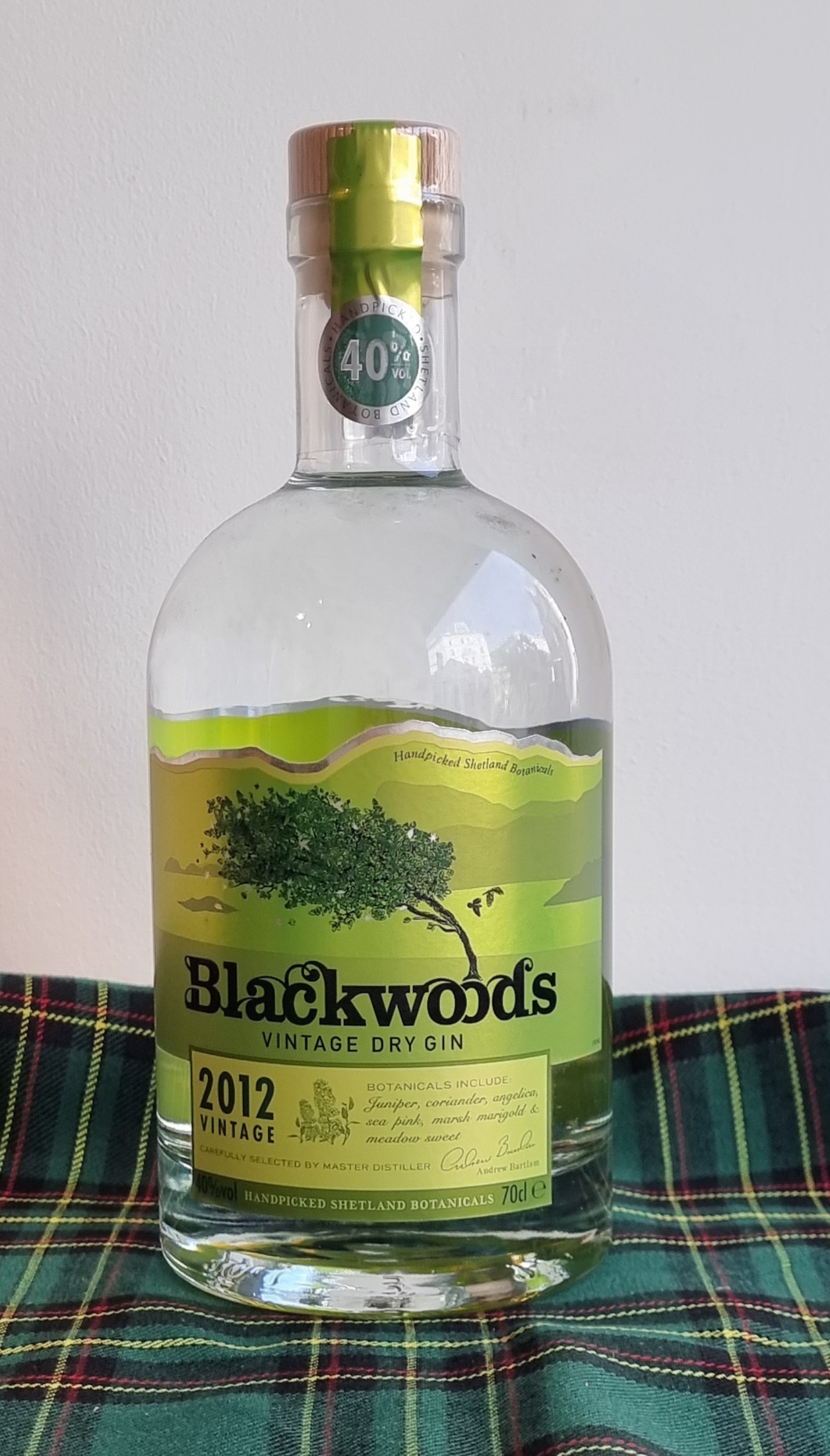 Blackwood's Gin Vintage 2012 