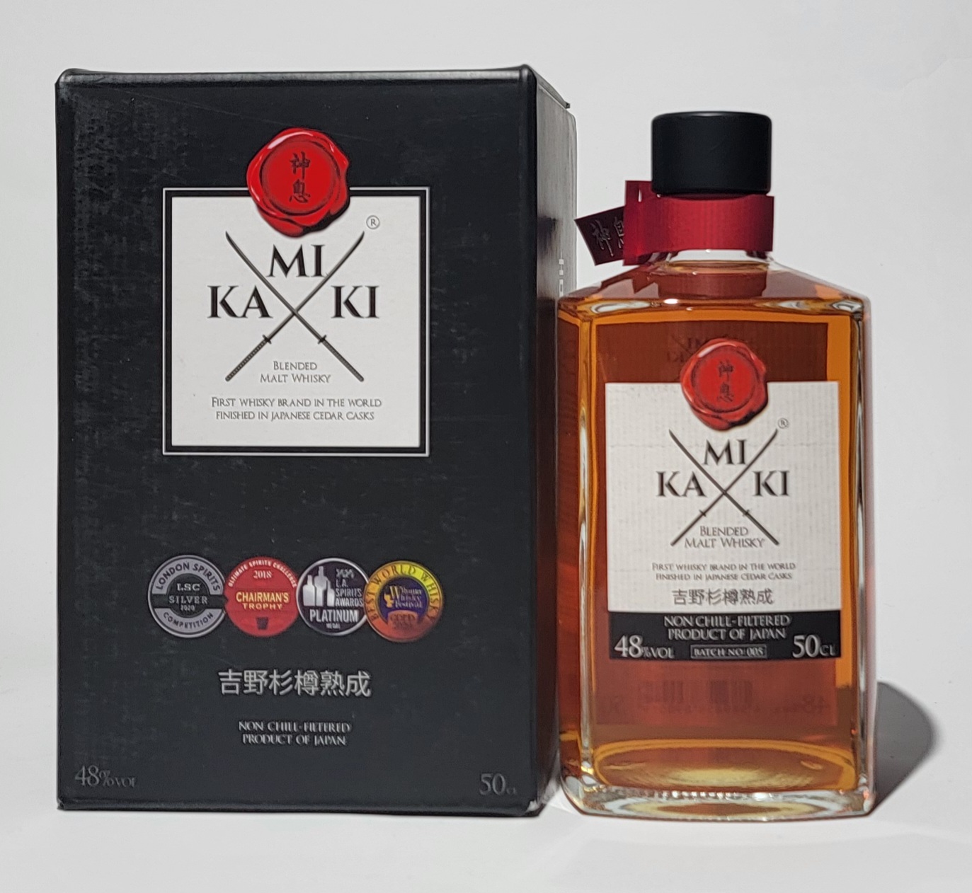 Kamiki Blended Malt Whisky Non Chill Filtered