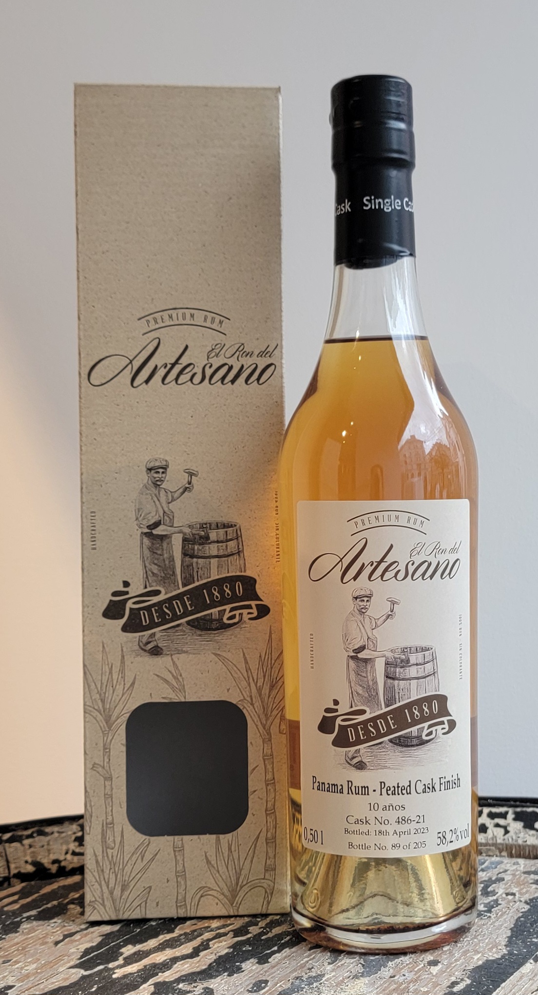 El Ron del Artesano 10y Peated Whisky Cask Finish CS